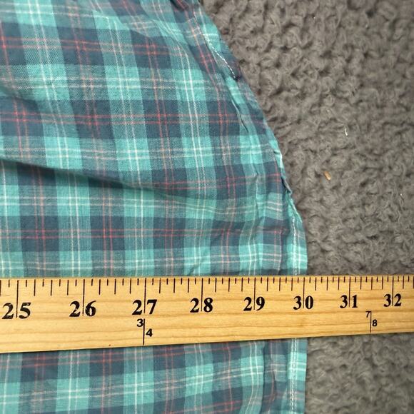 Faherty The Movement Shirt Mens Large Blue Plaid Casual Button Up Cotton - Picture 7 of 9